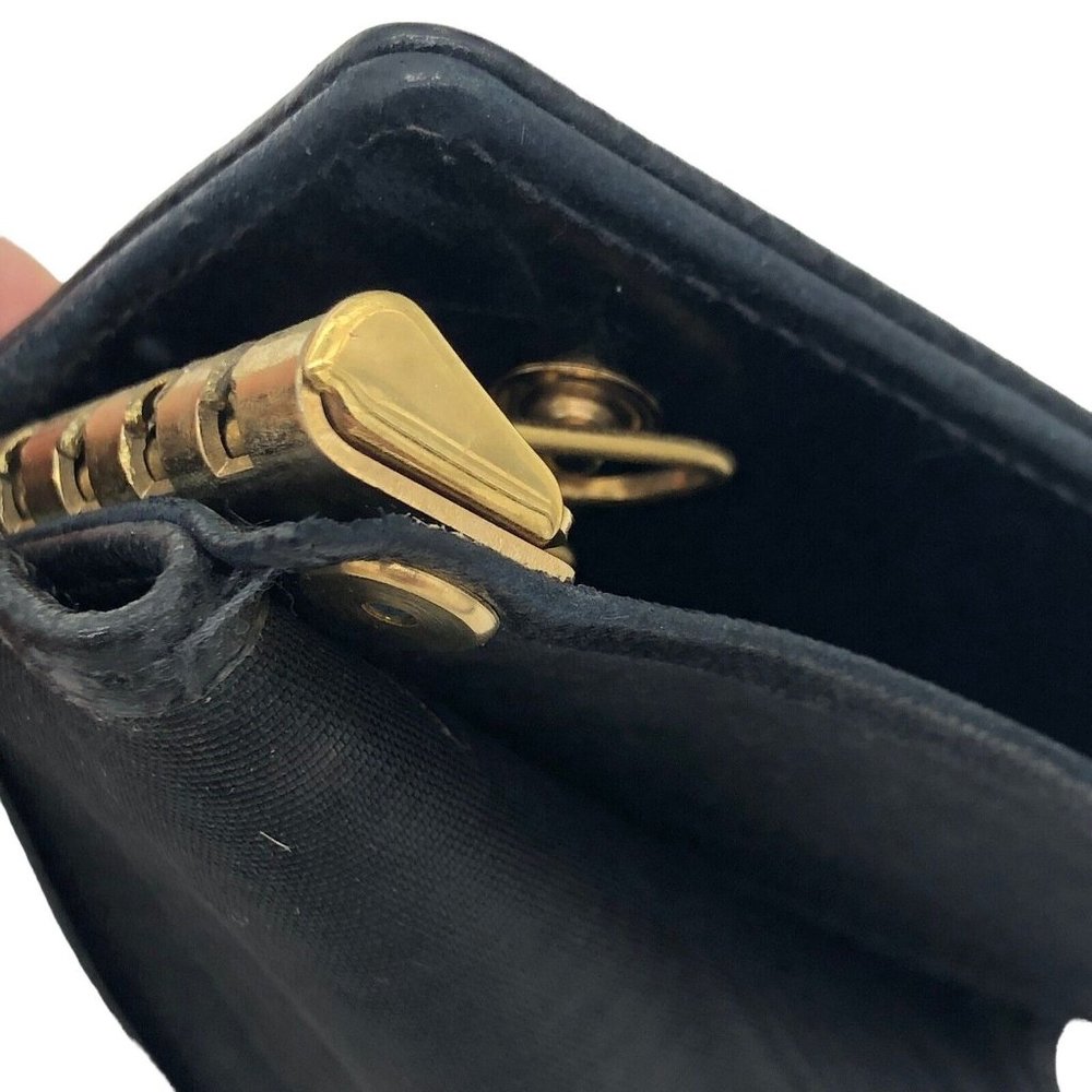 CHANEL Black Caviar Leather 6 Key Holder Case Wallet with Pouch - 4.24"x2.75" - Picture 16 of 16